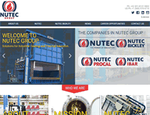 Tablet Screenshot of gruponutec.com